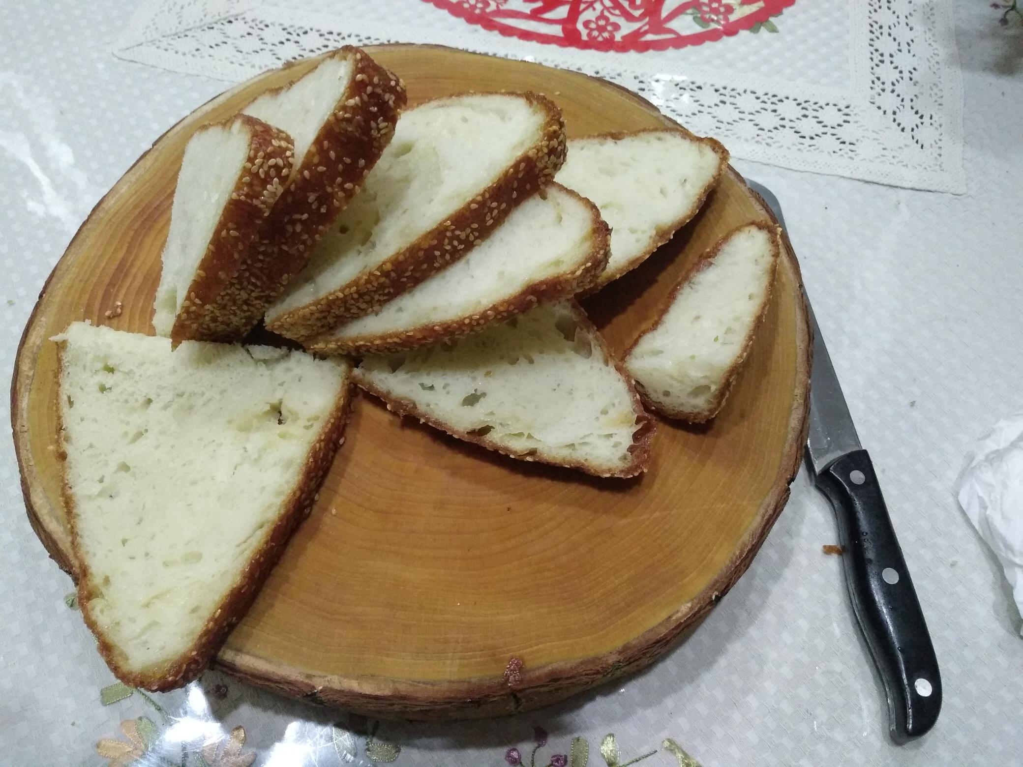 当家点心~白糖酒酵涨烧饼